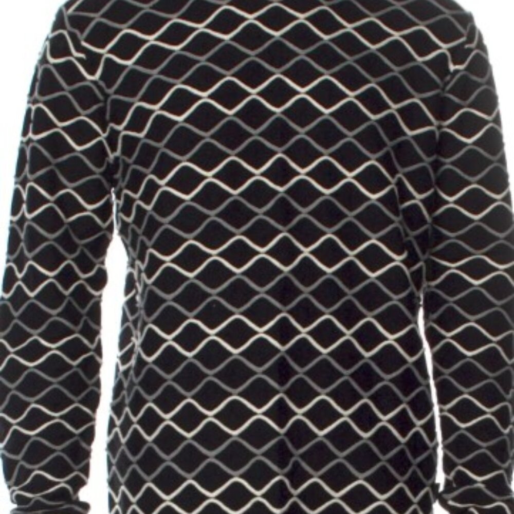 Emporio Armani Printed Crew Neck Pullover w/ Tags